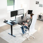 VIVO Large Clamp-on Computer Keyboard and Mouse Under Desk Slider Tray, 27 x 11 inch Pull Out Platform Drawer, Gray, MOUNT-KB05GY - Image 5