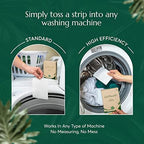 Earthwash Laundry Detergent Sheets (Up To 320 Loads) 160 Scent Free Sustainable Sanitizer Strips - Ideal for Travel & Home Liquidless Laundry by Cleanomic - Image 4