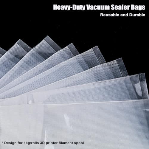 Filament Storage Bags 50 Pcs for Vacuum Sealer with 50 Desiccants, 15.7X11.8in Only Filament Bags and Desiccants, Without Sealer Machine - Image 4
