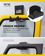 LUMENIX Heavy Duty Door Storage Hangers Bracket, Wall-Mounted Systems Kits Doors Holder Racks Compatible with 1956-2025 Jeep Wrangler CJ YJ TJ JK JKU JL JLU LJ JT (4 PCS, U.S. America Flag Pattern) - Image 5
