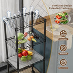 Golpart 4Tier Adjustable Storage Shelves Metal Wire Shelving Standing Shelf - Image 6