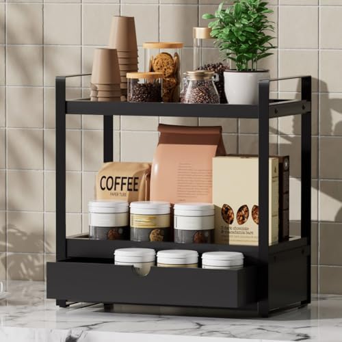 Boulphia 2-Tier Bathroom Organizer (Black - New) - Image 2