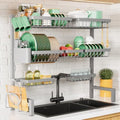 Kitsure Adjustable Over The Sink Dish Drying Rack, 31.5" -39.4" x 30.3" by Kitsure