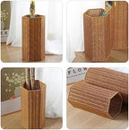 Alipis Woven Umbrella Stand for Entryway Freestanding Umbrella Holder Basket Storage Rack Tall Floor Woven Bucket Flower Vase for Canes Walking Sticks Organizer - Image 5