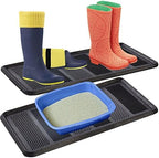SafetyCare Rubber Shoe & Boot Tray - Multi-Purpose - 32 x 16 Inches - 1 Mat - Image 6