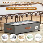Under Bed Storage Container for Bedroom: - Image 2