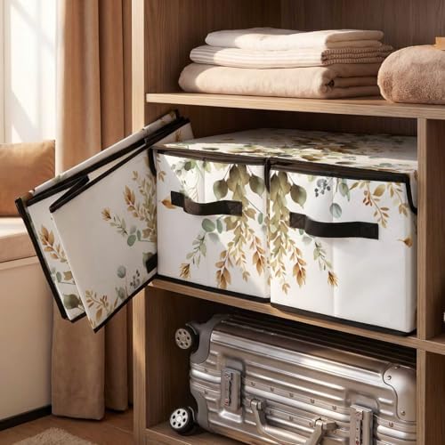 Stackable Clothes Storage Bins with Lids 3 Pack - Image 5