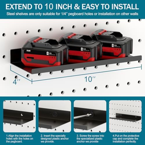 Peg Board Accessories Kit,Pegboard Hooks Assortment with Bins,Cups,Wire Baskets,Paper Towel Holder Can be Used for Pegboard Garage Workbench Craft Room Organizing Tools (Transparent Cup+Box) - Image 5