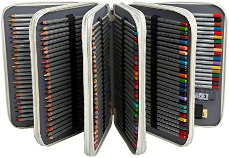 250 Slots Colored Pencil Case Organizer, 5 Layer Bag - Image 2