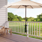Heavy Duty Adjustable Metal Patio Umbrella Holder Clamp Stand - Image 7