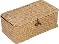 Natural Woven Seagrass Storage Basket (L) by Unknown