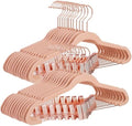 SONGMICS 24 Pack Pants Hangers, 16.7 Inch, Heavy-Duty, Non-Slip by SONGMICSbySONGMICSHOME