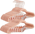 SONGMICS 24 Pack Pants Hangers, 16.7 Inch, Heavy-Duty, Non-Slip by SONGMICSbySONGMICSHOME