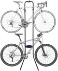 Delta Cycle Michelangelo 2 Bike Storage Rack Black - Gravity Fully Adjustable Bike Storage Garage For Road, MTB, and Hybrid Bicycles - Vertical Bike Rack Holds Up To 80 lbs by deltaCycleandHome