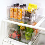 Sorbus Fridge Organizers and Storage, Clear Plastic Bins (Small, 4 Pack) - Image 6