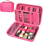Boobowl Hard Travel Case for Hair Clippers, Barber Tool Organizer,Rose Red by BOOBOWL