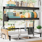 Sakugi 3-Tier Dish Drying Rack Over The Sink, Expandable for Counter by Sakugi