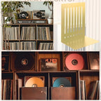 4 Pcs 10 Inch Heavy Duty Bookends Non-Skid Base, Gold - Image 6