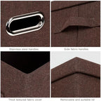 Storage Bins with Lids Fabric Closet Organizers Cubes Office Organization - Image 7