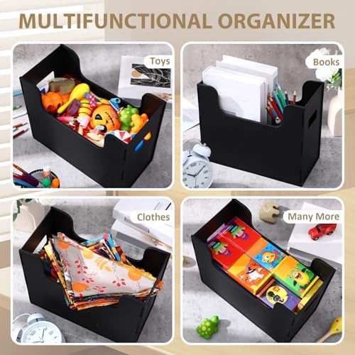 6 Pcs Portable Desktop File, Filing Organizer, Black - Image 6