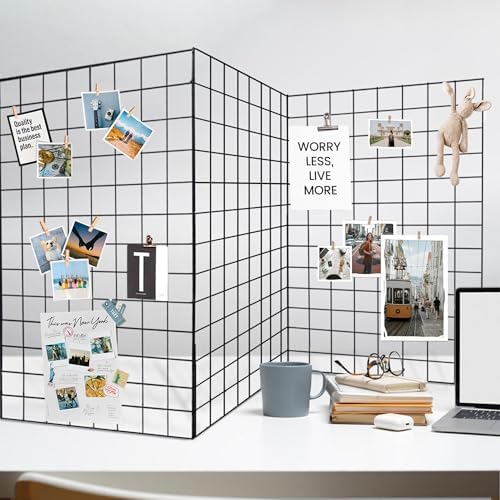 Grid Wall Panels 3 Pcs, Commercial Grade Gridwall Panels, Metal Grid Wall Panel Display Stand, You Can DIY 6 Pack 2'x3' or 3 Pack 2'x6' (Black) - Image 7