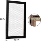 SOFE Farmhouse Memo Board Chicken Wire Frame, 18 × 29" Wall Grid - Image 2