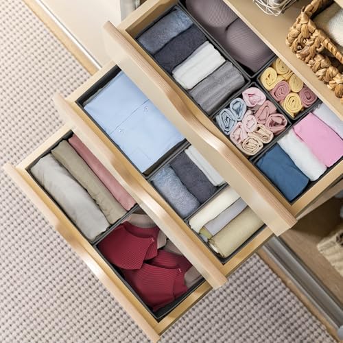 Kootek 16 Pack Drawer Organizer Clothes Dresser Organizers for Clothing - Image 5