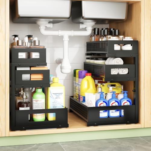 Under Sink Organizer,3-Tier Heavy Duty Pull out Cabinet Organizer Shelf by Unknown