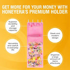 Honeyera Storage for Stuffed Animals - Over Door Organizer for Stuffies, Baby Accessories, and Toy Plush/Easy Installation with Breathable Hanging Storage Pockets Big Girls Chair Toddler Large Bag - Image 6