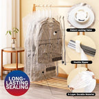 Hanging Vacuum Storage Bags, Space Saver for Clothing, 4 Combo with Pump - Image 4
