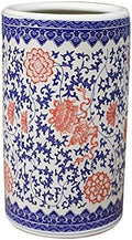 Umbrella Stands,Umbrella Stand - Porcelain Indoor Entryway, Home Front Door Umbrellas Holder for Canes Walking Sticks, 40 X 24Cm,Style-2 by Unknown