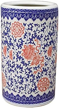 Umbrella Stands,Umbrella Stand - Porcelain Indoor Entryway, Home Front Door Umbrellas Holder for Canes Walking Sticks, 40 X 24Cm,Style-2 by Unknown