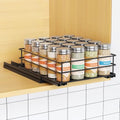 Mystozer Pull Out Spice Rack Organizer for Cabinet, Slide Out Spice Racks by Mystozer