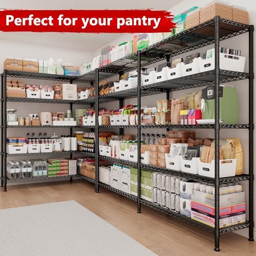 REIBII 70" W Storage Shelves, 1600LBS Heavy Duty & L/H Shaped, for Garage - Image 4