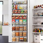ElegantArray 8-Tier Pantry Door Organizer, Black by Unknown