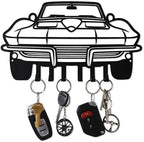 MOOH Metal Automotive Key Holder with 6 Hooks - Unique Wall Mounted Car Lovers Gifts for Men & Women - Cool Man Cave Decor by MOOH