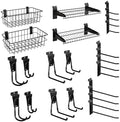 24Pcs Slatwall Accessories Set with Slatwall Baskets, Shelves, Hook by BOBIBAN