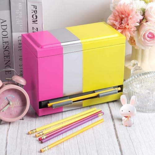 ZenNex Pencil Dispenser for Classroom, Stainless Steel Bulk Pencil Holder for Desk, Anti-Jam Design and Anti-Tip Base, Teacher Must Haves for Classroom Organization, Offices, Homes and Art Rooms - Image 5