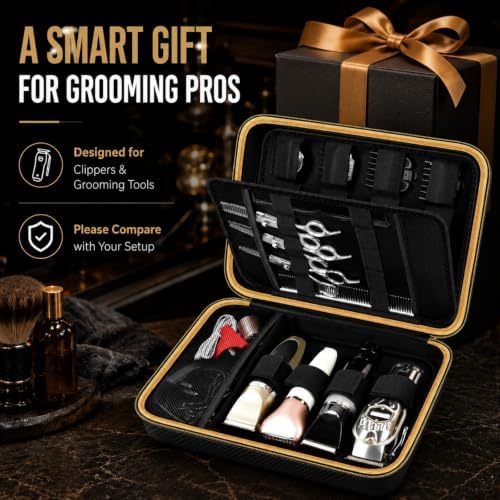 Boobowl Hard Case for Hair Clippers, Barber Tool Organizer for Home&Travel - Image 6