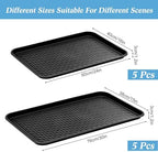 Yungyan 10 Pcs 2 Sizes Multi Purpose Large Boot Trays Waterproof Shoe Tray - Image 2