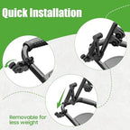 10L0L Heavy Duty Golf Push Cart Umbrella Holder, Super Strong Windproof, Universal Umbrella Stand for Mobility Scooter, Stroller, Wheelchair, Beach Chair - Image 4