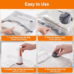 16 Pack Vacuum Storage Bags for Clothing Travel - Image 5