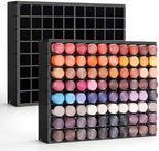 Krafetto 2 Pack 80-Grid Paint Organizer for 2 Oz Bottles, Wall Mount, Black by Krafetto