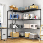 Romorgniz 52.4W Wire Shelving Rack, 4Tier Metal Shelving Unit,1120LBS Heavy Duty Storage Shelves,Adjustable Pantry Shelves, Metal Shelf and Storage Rack,Industrial Shelving 52.4Wx13.8Dx59H,2PCS - Image 7