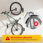 monTEK No-Lift Swivel Bike Wall Mount, Bike Hangers for Garage, 2 Pack - Image 5