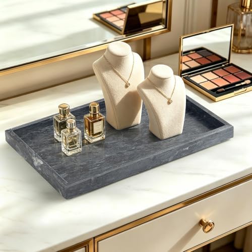 Real Natural Large Marble Tray for Bathroom, Vanity, Kitchen Counter - Image 5