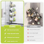 Standing Shower Caddy Corner - Rustproof Bathroom Shower Stand Shelf - Image 3