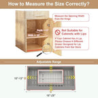 Fokyfok Pull out Cabinet Organizer,18"-25"W,10"-13"D,Expandable,Adhesive - Image 2