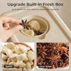 UFORU Rice Dispenser 13 LB,Airtight Storage Container With Measuring Cup - Image 3