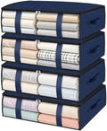 StorageRight Under Bed Storage Bags, 4 Pack, 40L, Blue by StorageRight